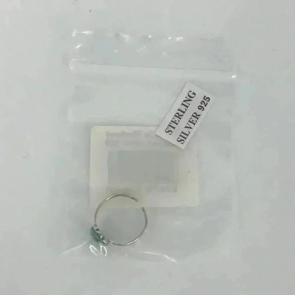 925 STERLING SILVER BEADED FLOWER ADJUSTABLE OPEN TOE RING SIZE XS - Picture 5 of 12